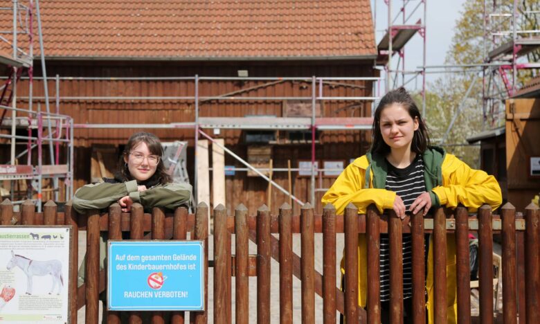 FÖJ im egapark: Klara und Emma lieben es