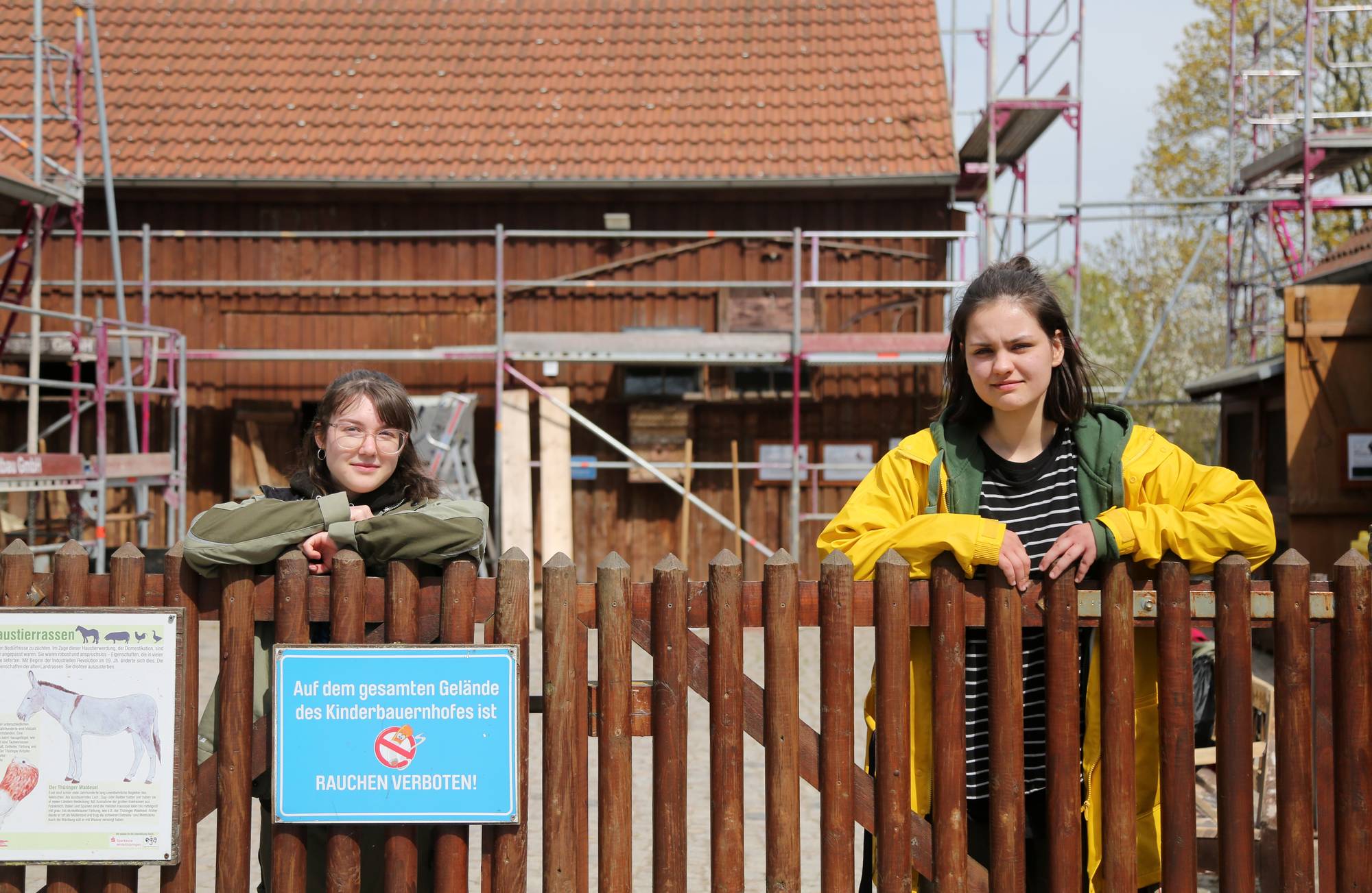 FÖJ im egapark: Klara und Emma lieben es