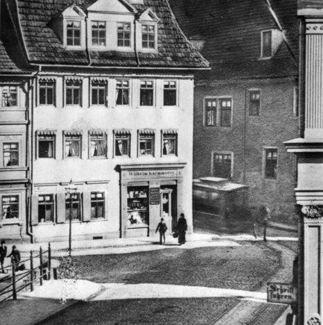 Historische Schlösserbrücke in Erfurt