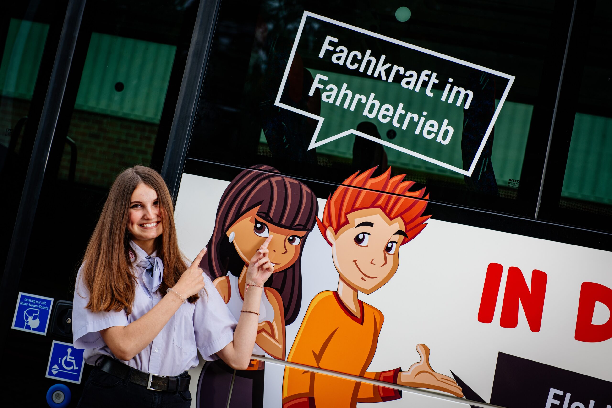 Mit dem Bus zur Fahrschule